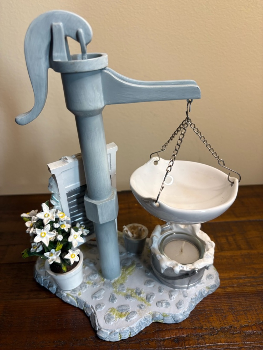 🔥🔥🔥Vintage Yankee Candle Hanging Tart Warmer Designed With Laundry Scene - Picture 4 of 6